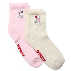 ❤️VS Pink 2-pack quarter socks NWT NIP